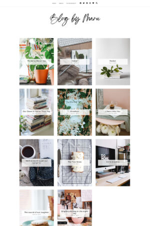 Maru Blogger Template