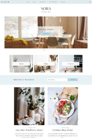 Sora WordPress Theme