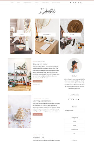 Isabel Wordpress theme