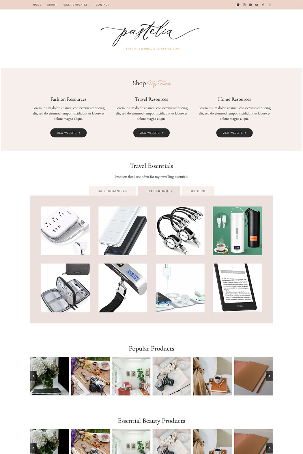 Pastelia Wordpress theme - Image 4