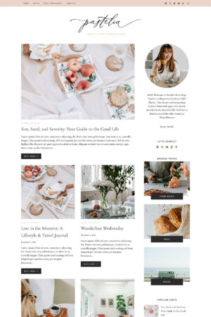 Pastelia Wordpress theme